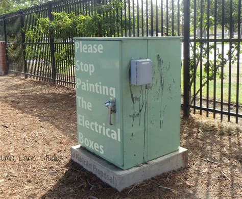 electrical box art|public electrical box.